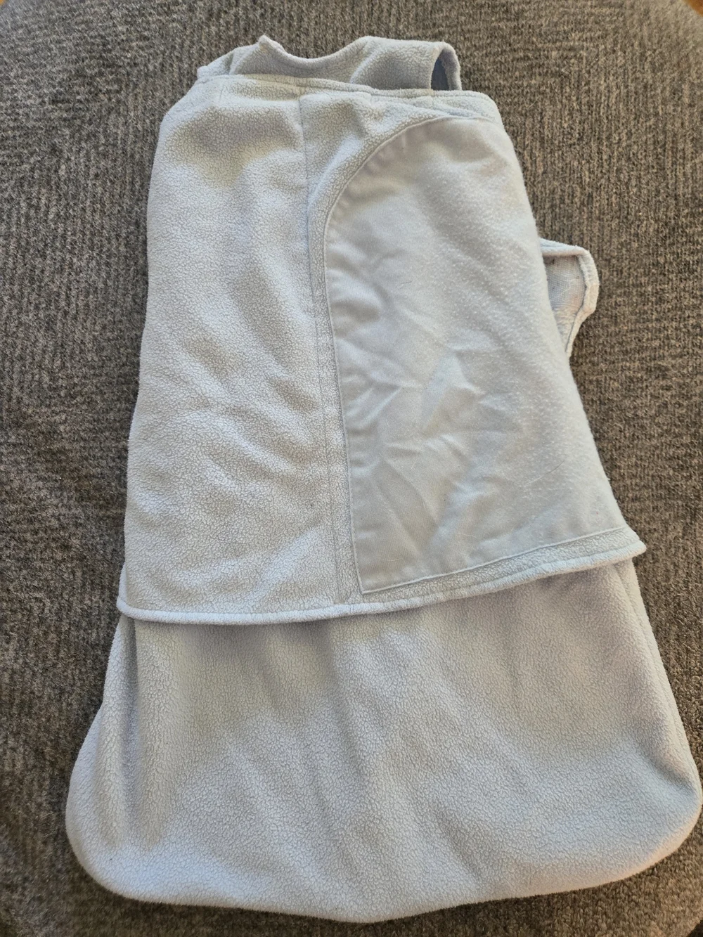 HALO Sleep Sack Swaddle - Light Blue Fleece